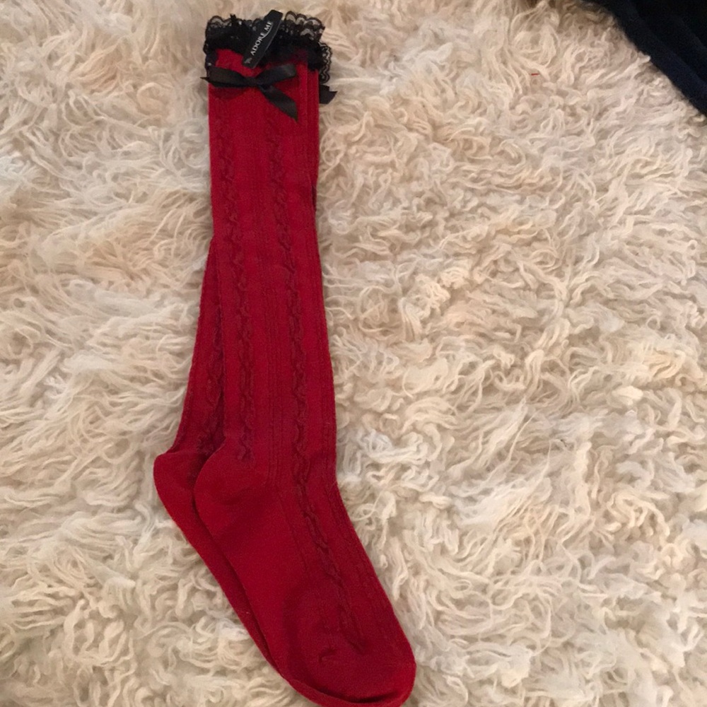 Adore Me knee-high socks